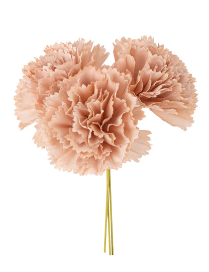 3 ružové pivonky, 13 cm na stonkách, umelé ozdobné kvety