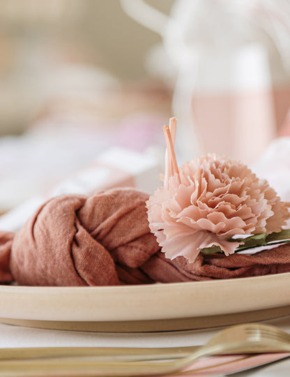 3 ružové pivonky, 13 cm na stonkách, umelé ozdobné kvety