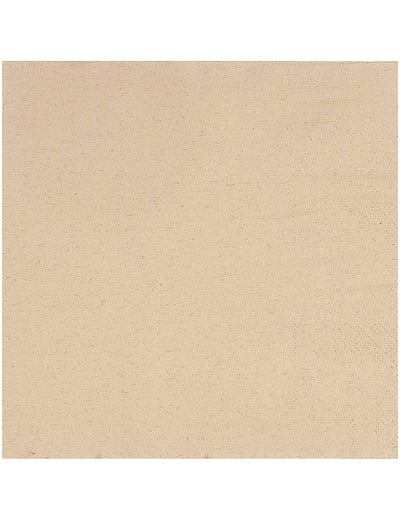 Serviettes en papier kraft pour fête brun