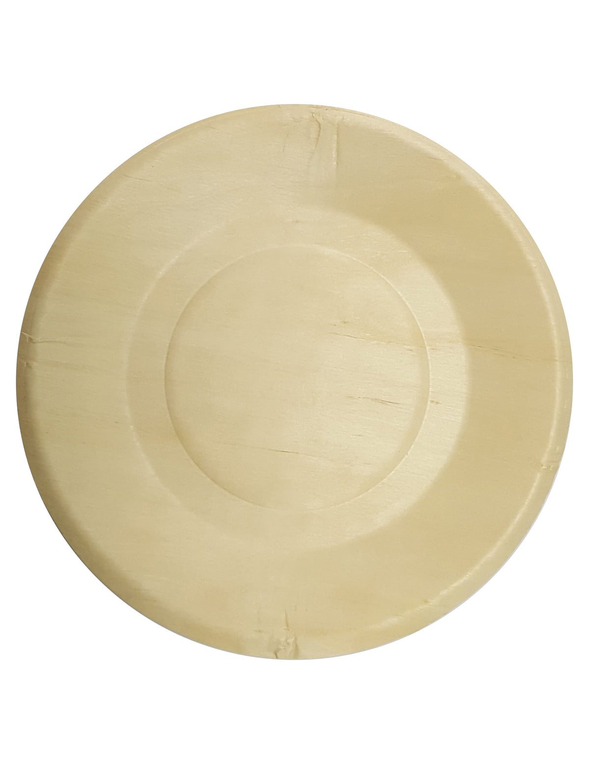 Assiettes en bois écologiques pour fête beige naturel