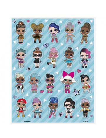 4 listy nálepiek LOL Surprise™