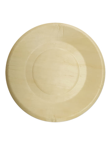 4 malé drevené taniere 19 cm ekologický