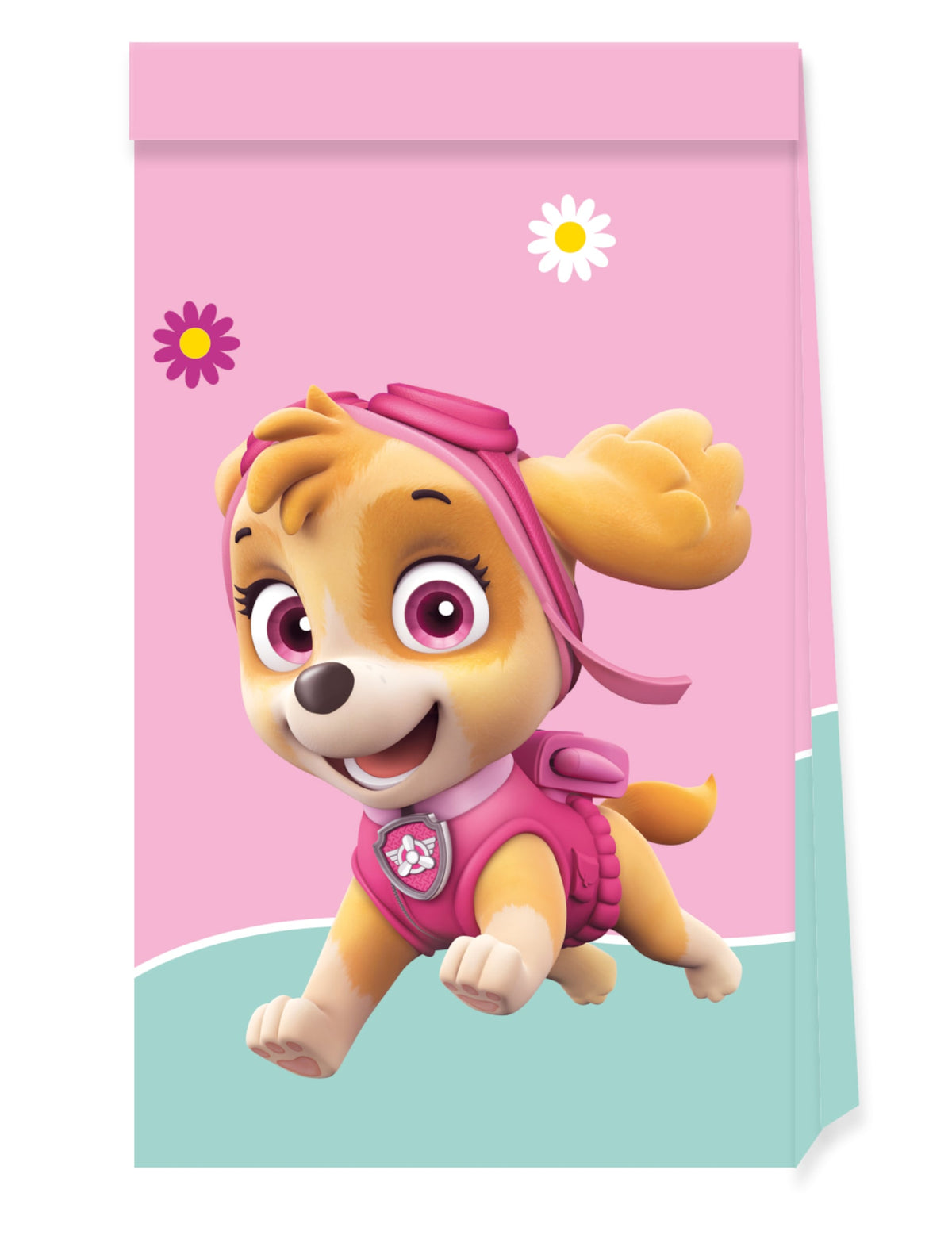 Sachets en papier Pat' Patrouille Stella pour enfant rose et bleu