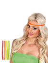 Tours de tête fluos pour adulte rose orange jaune et vert