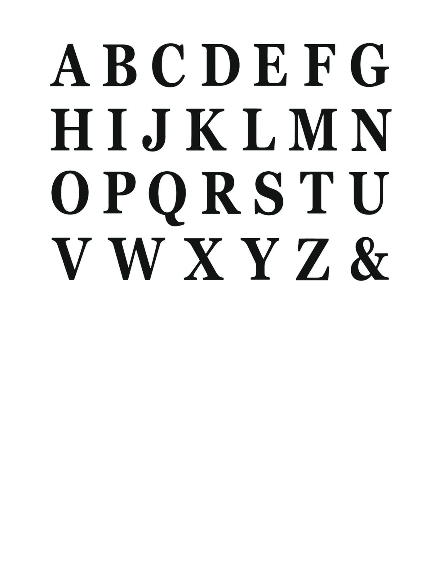 48 čiernych samolepiacich písmen 13,5 cm na balónové kocky