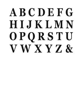 48 čiernych samolepiacich písmen 13,5 cm na balónové kocky