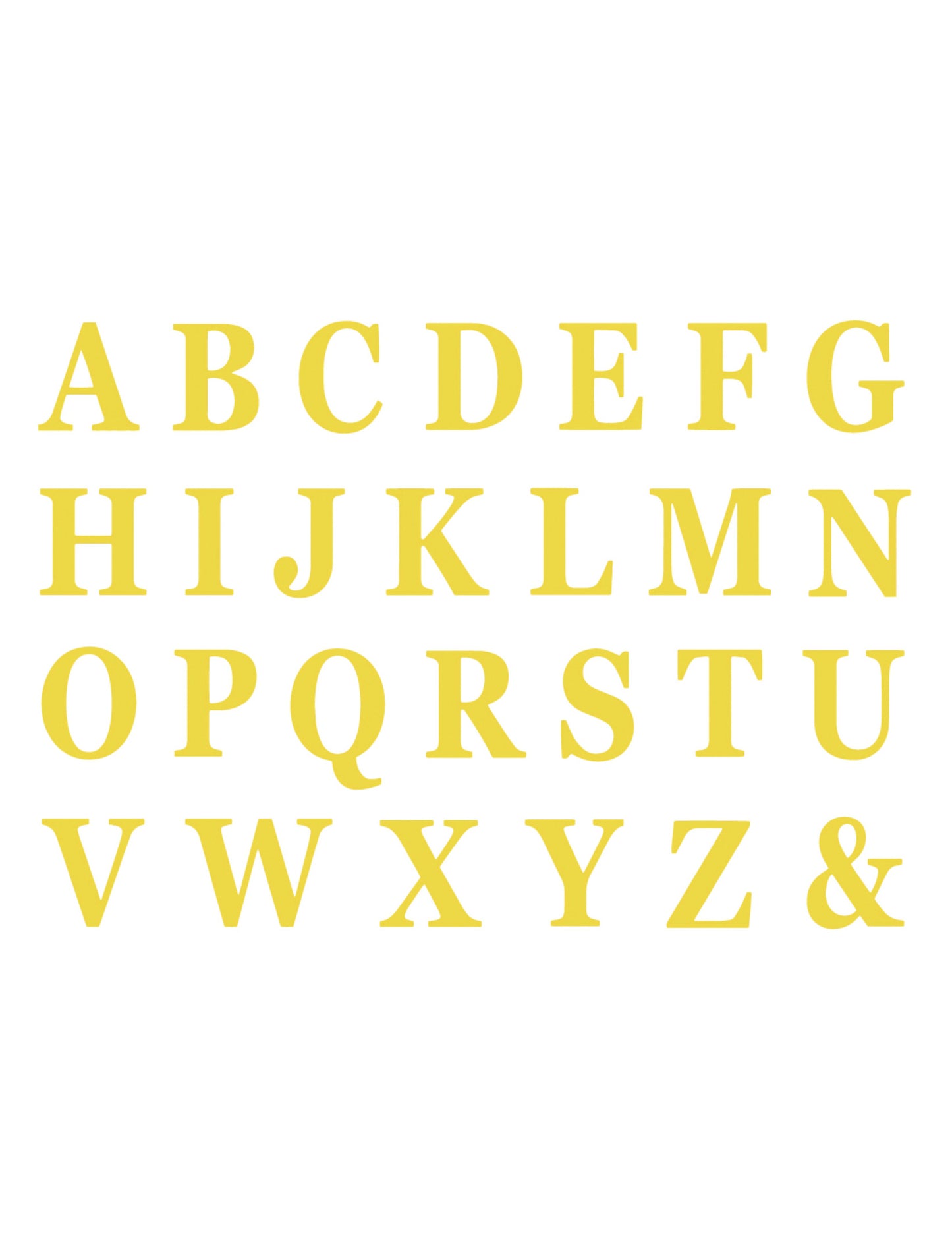 48 zlatých samolepiacich písmen 13,5 cm na balónové kocky