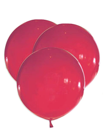 5 obrovských červených latexových balónov 47 cm