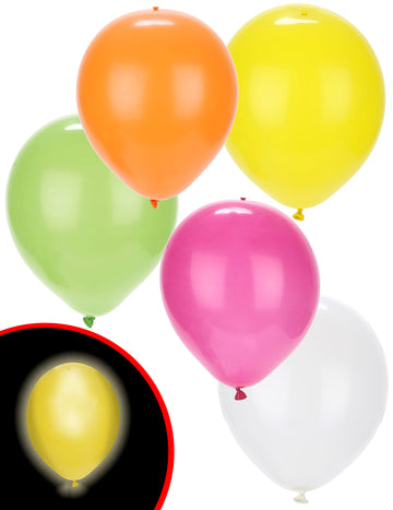 5 vedených balónov letných večierkov Illooms