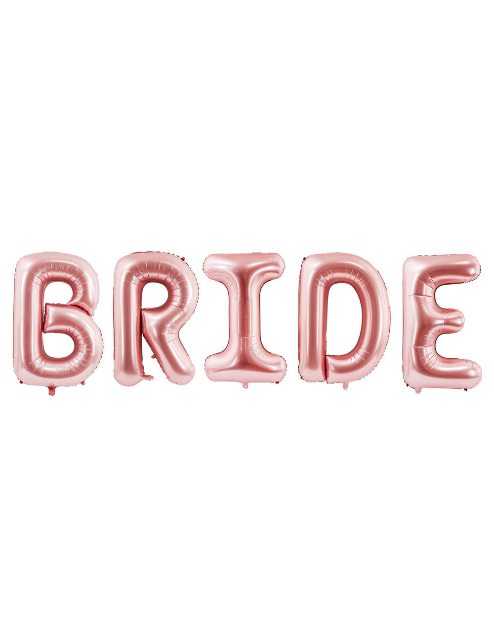 Ballons lettres Bride pour EVJF rose gold
