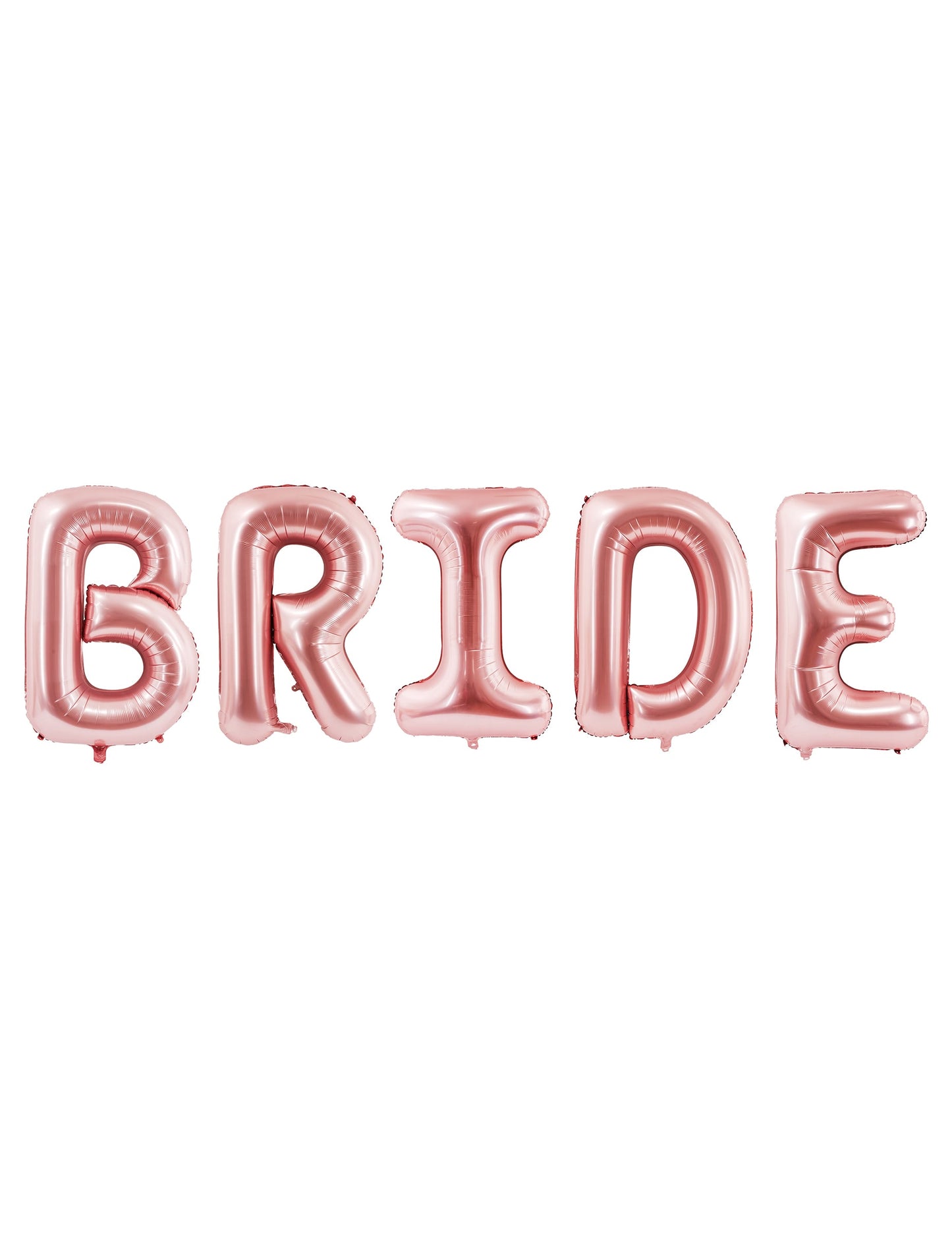 Ballons lettres Bride pour EVJF rose gold