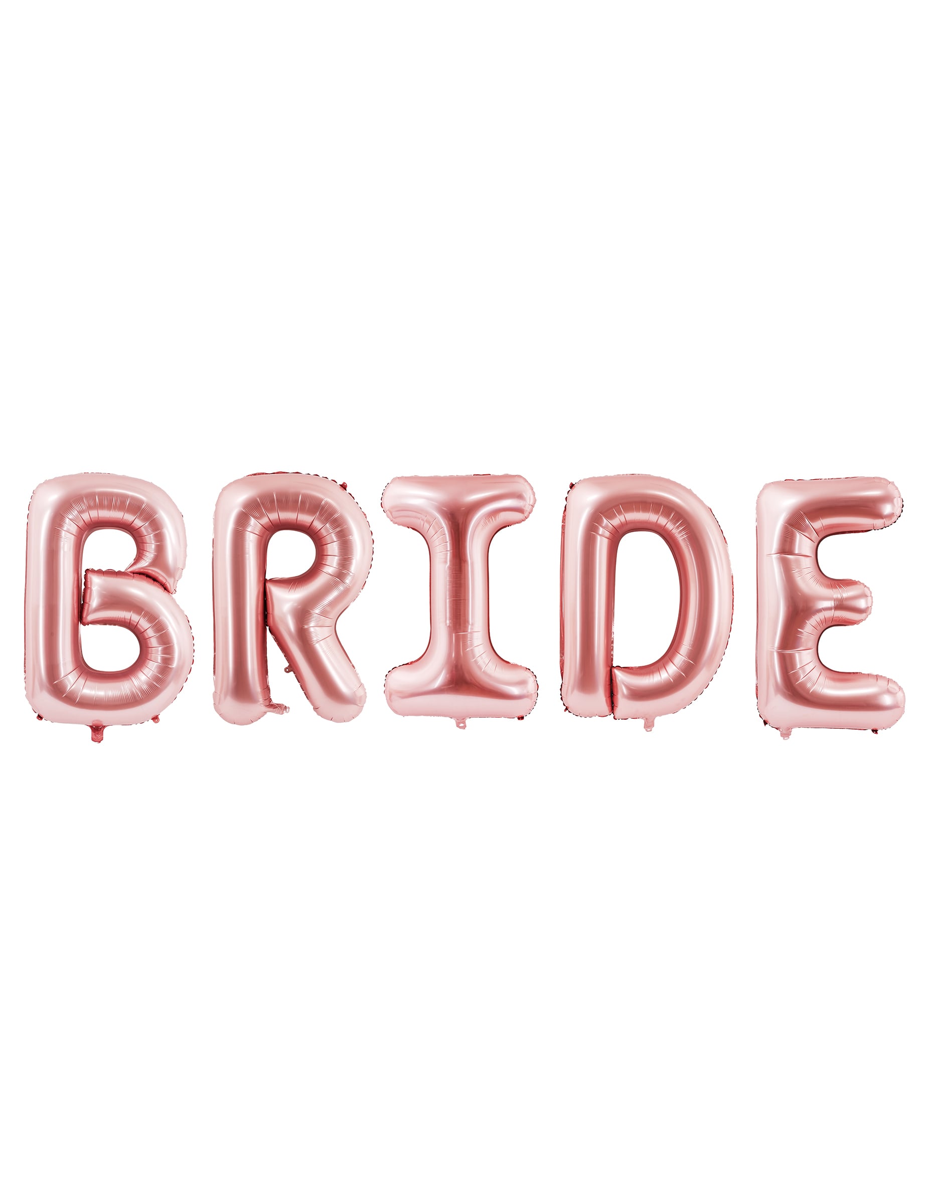 Ballons lettres Bride pour EVJF rose gold