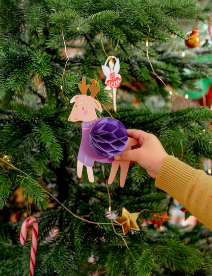 5 FIR DECORÁCIE Vianočné znaky papier