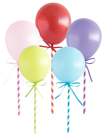 Décorations pour gâteau mini ballons pour fête multicolores à assembler