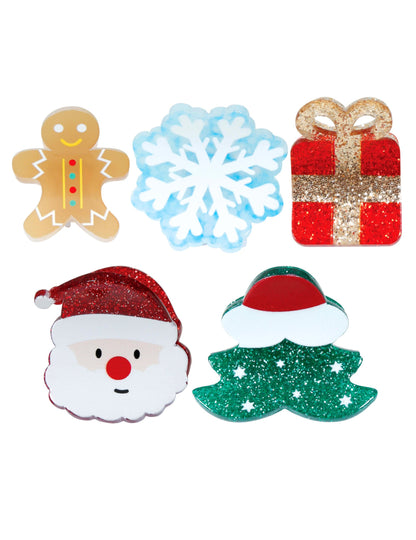 5 trblietavých vianočných sponiek do vlasov