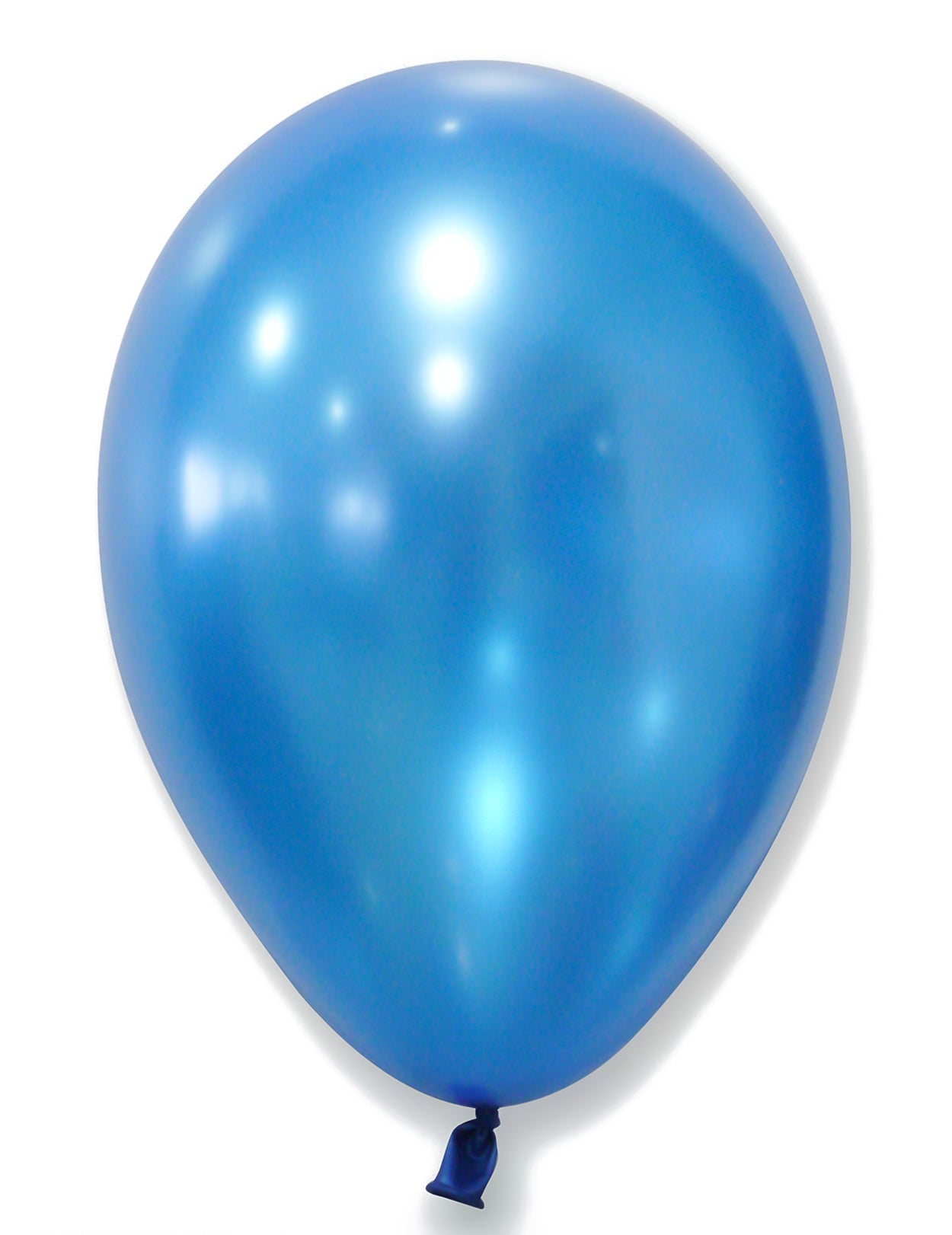 Ballons bleus métallisés pour fête bleu