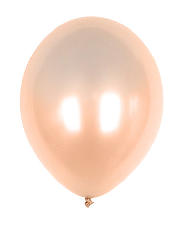 Ballons pour fête pêche métallisé