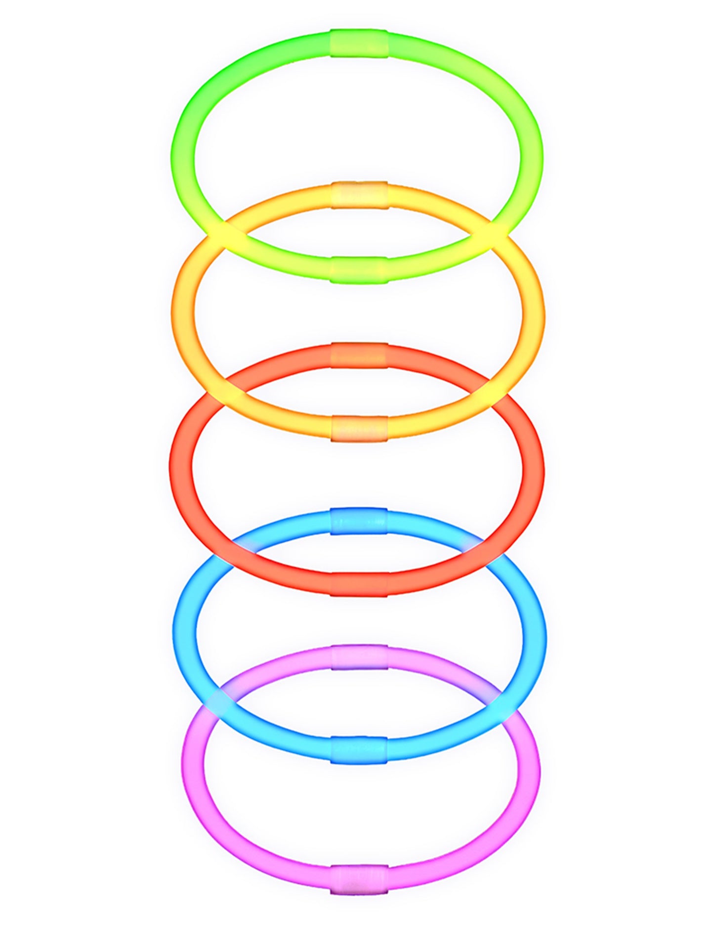 50 náramkov svietiacich v tme