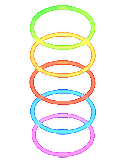 50 náramkov svietiacich v tme