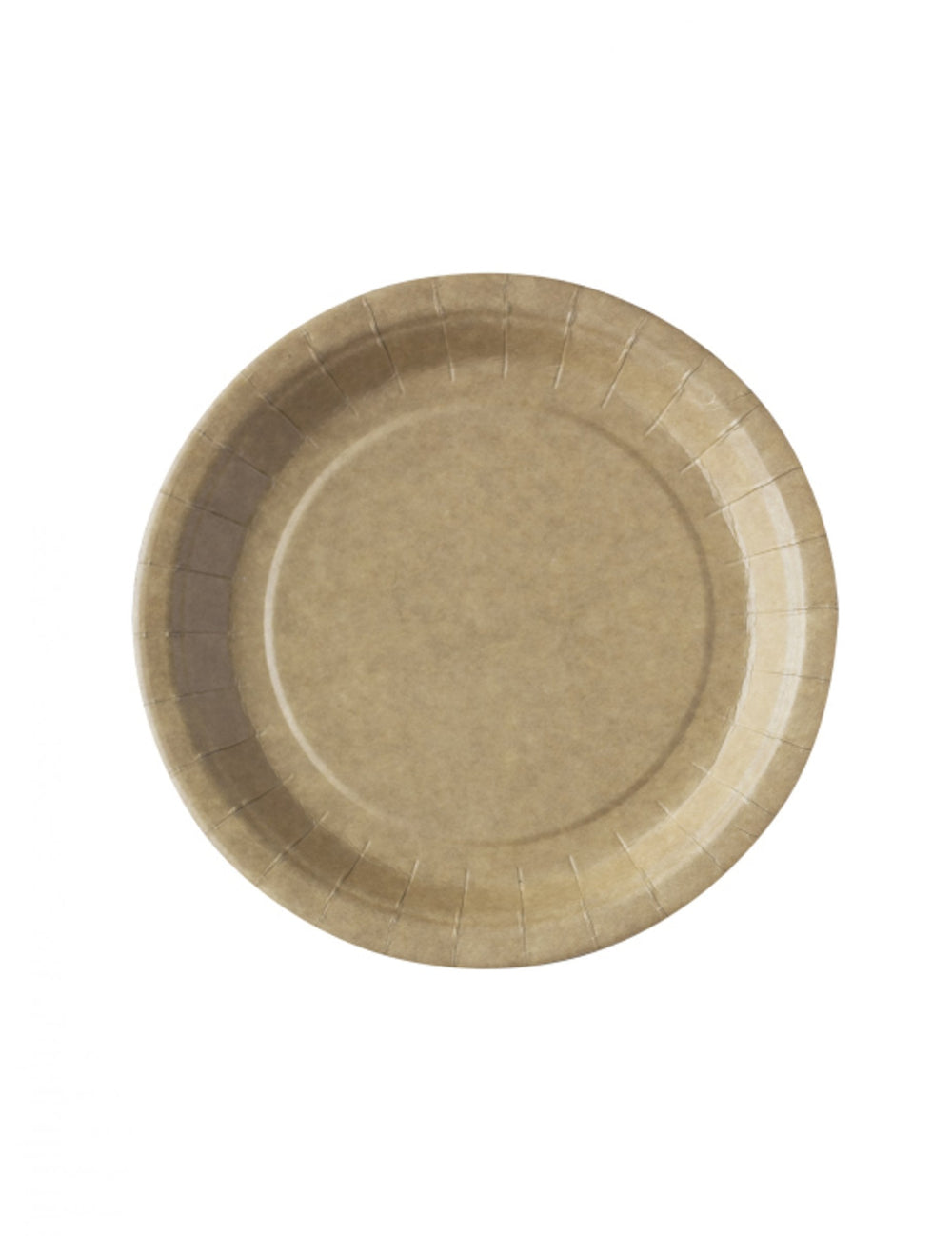 Petites assiettes en kraft brun