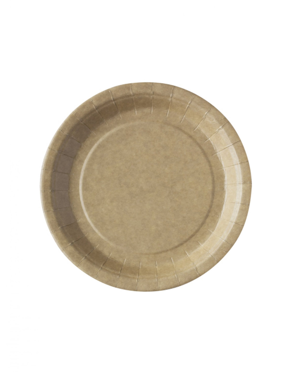 Petites assiettes en kraft brun
