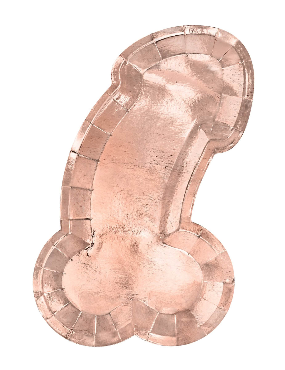 Papierový tanier penis dospelý ružové zlato