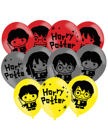 6 latexových balónikov kawai Harry Potter™ 27 cm 