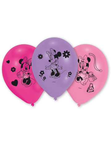 10 latexových balónov Minnie