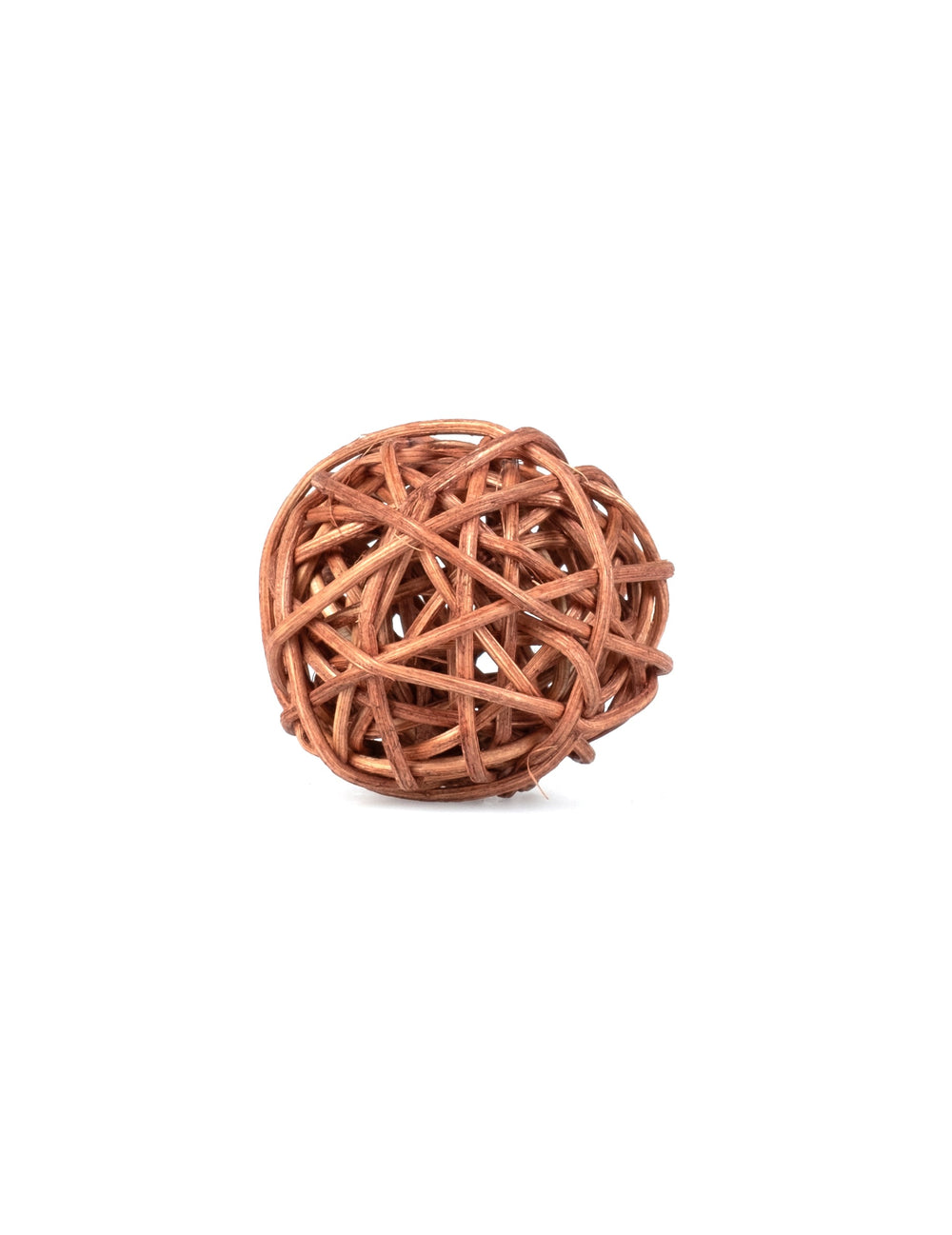 Boules en osier de décoration pour fête marron