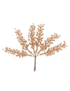 Branches de baies à paillettes pour décoration rose gold sur tige