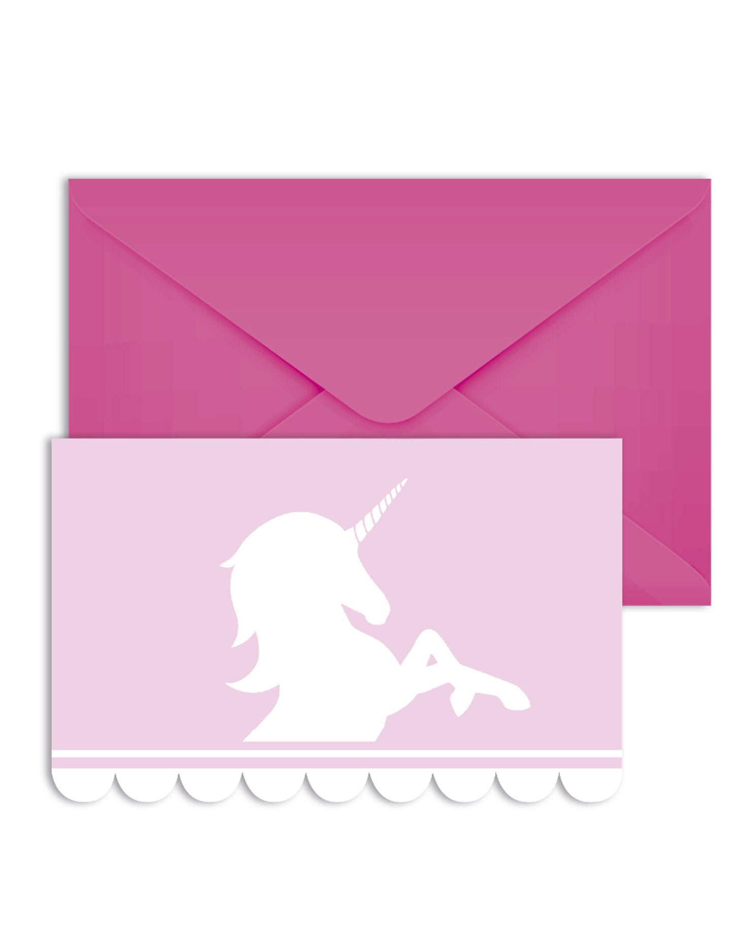 6 pastelových pozvánok s jednorožcom a obálkami, 14 x 9 cm na narodeniny