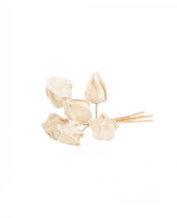 6 kvetov v klietke lásky na stonkách 2,8 x 12 cm rustikálna dekorácia