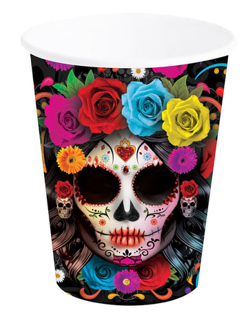 6 Catrina Dia de los Muertos 240 ml pohárov