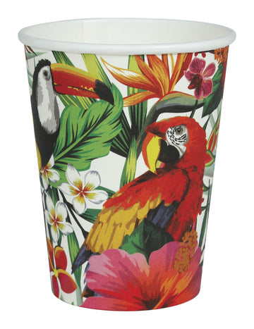 6 tropických vtáčích pohárov 240 ml