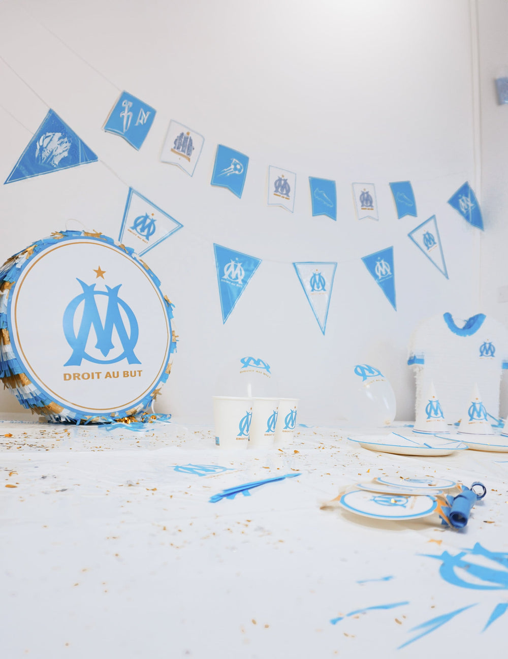 Mise en situation des gobelets OM pour supporter