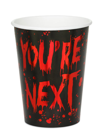 6 Papierových pohárov You're Next 250 ml