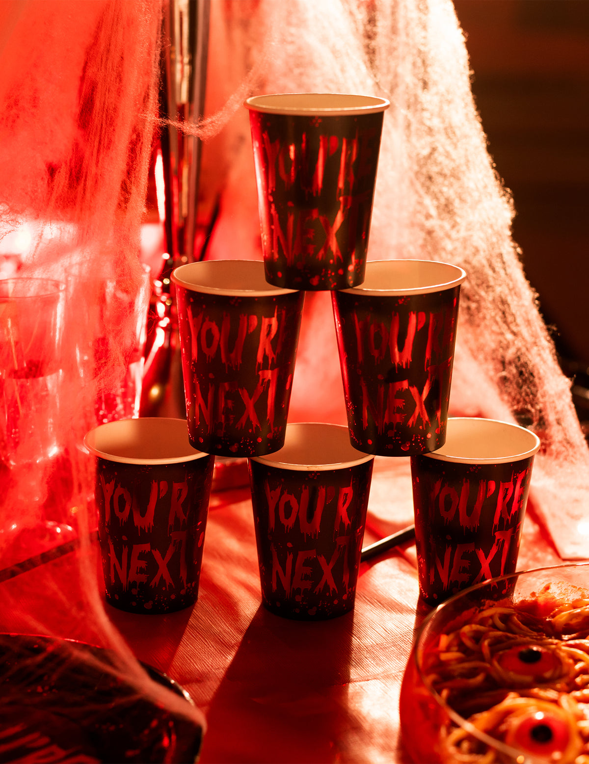 6 Papierových pohárov You're Next 250 ml