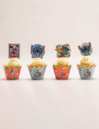 Sada na zdobenie 6 cupcakes so zápichmi Stitch™