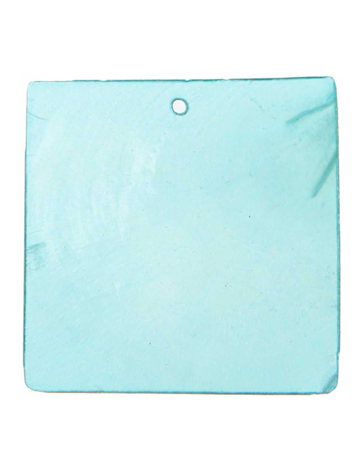 Marque-place carré turquoise