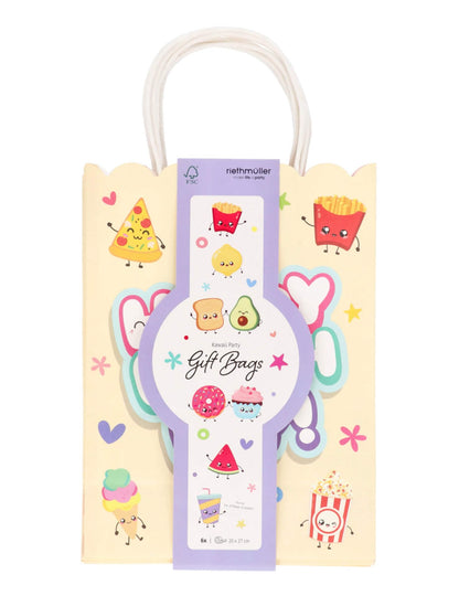 6 darčekových tašiek Kawaii Party