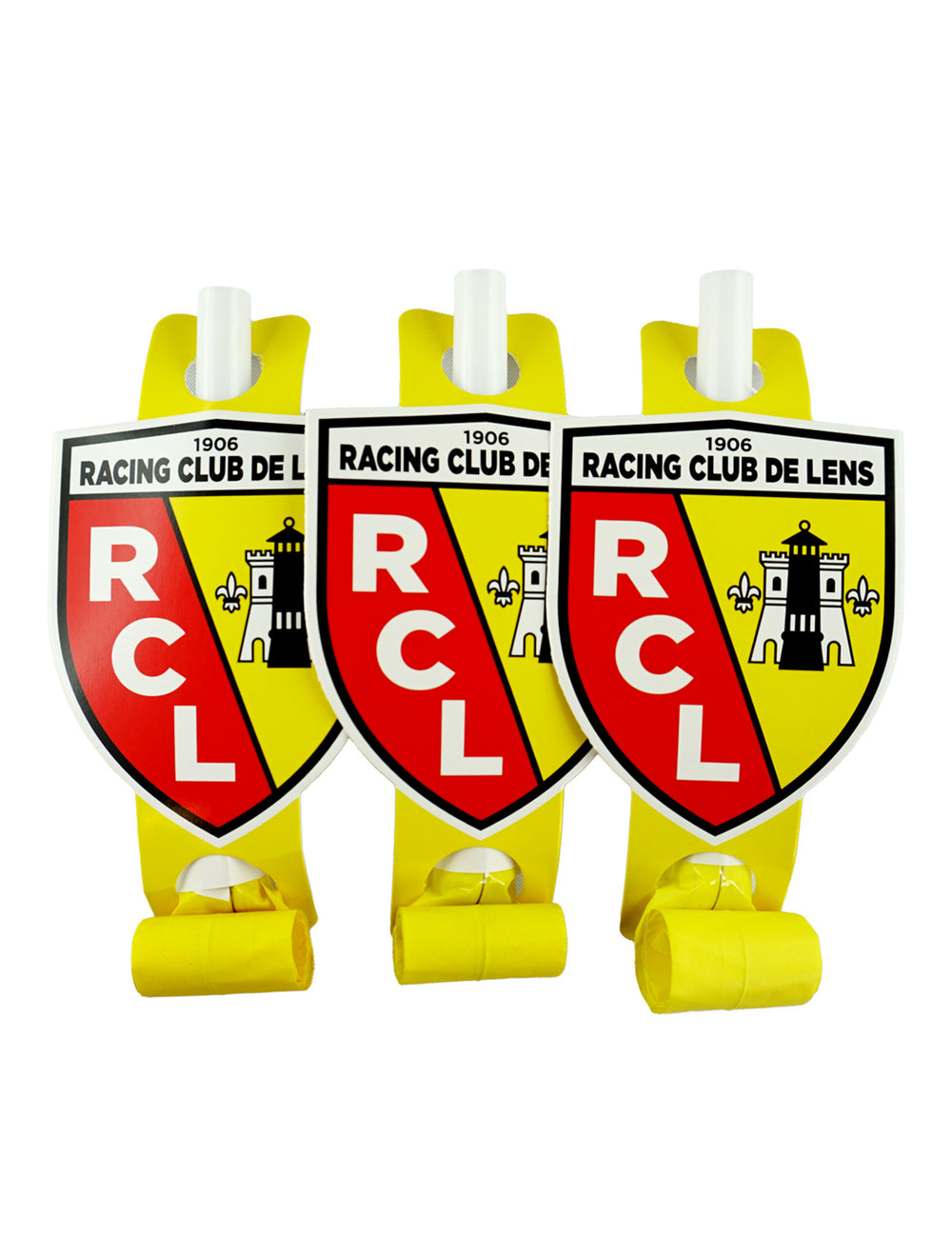 Sans-gènes RC Lens pour supporter jaune et rouge