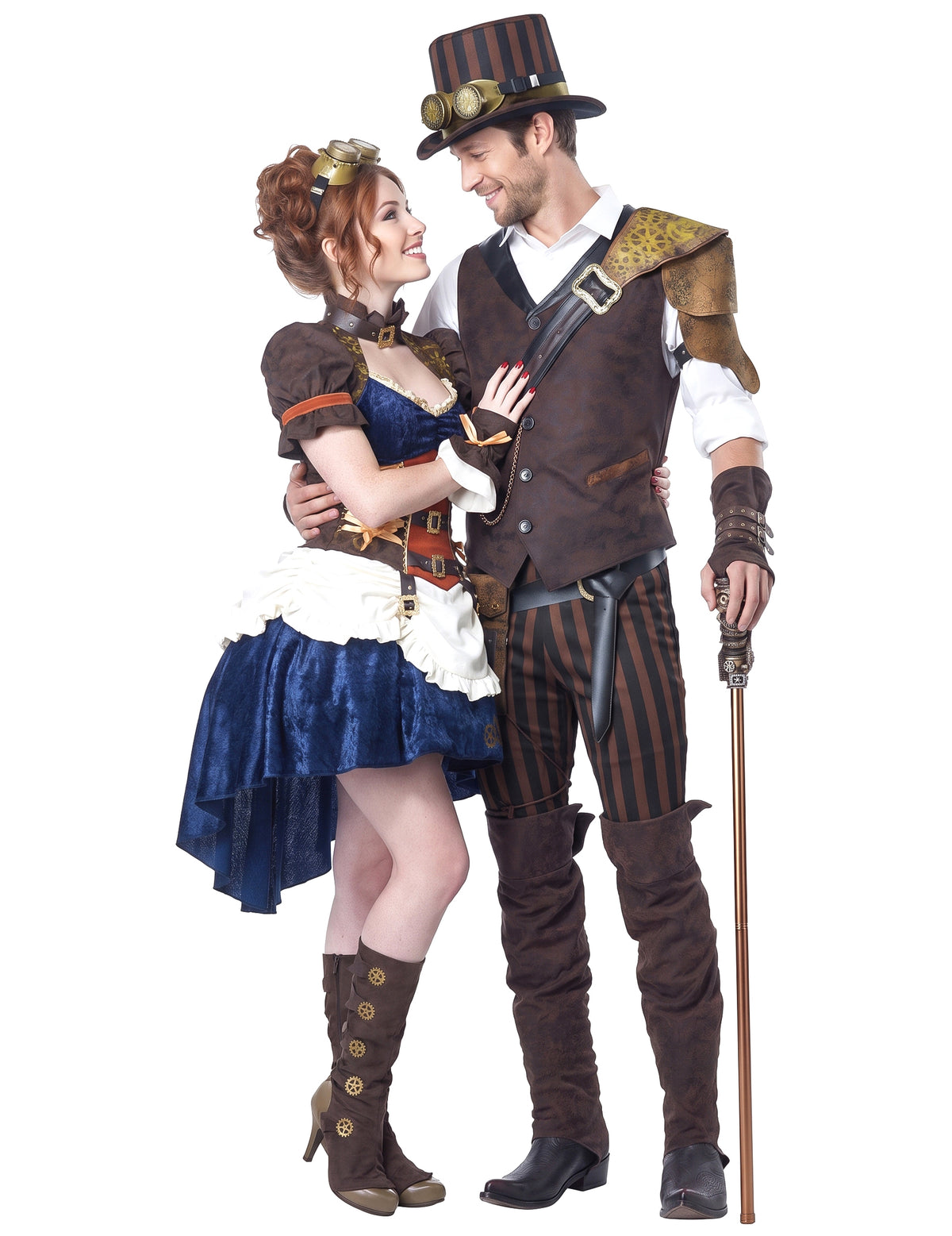 Déguisement de couple Steampunk rétro futuriste adulte