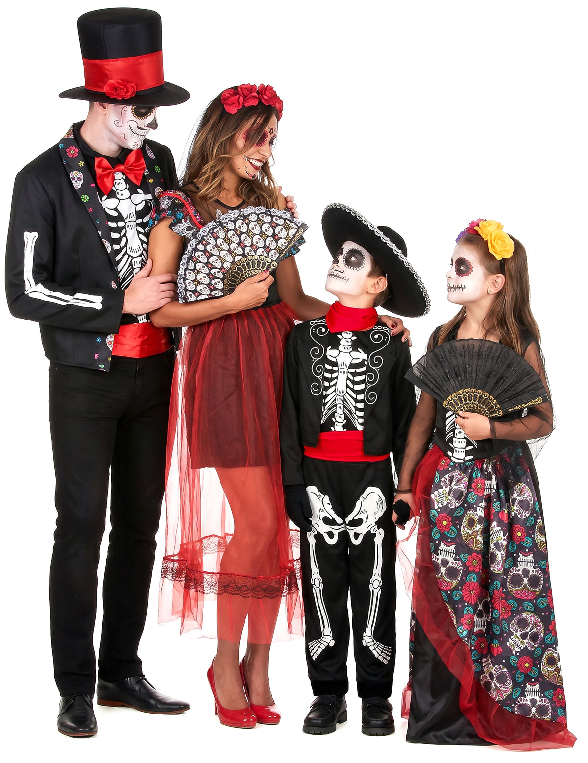 Déguisement de famille Dia de los Muertos