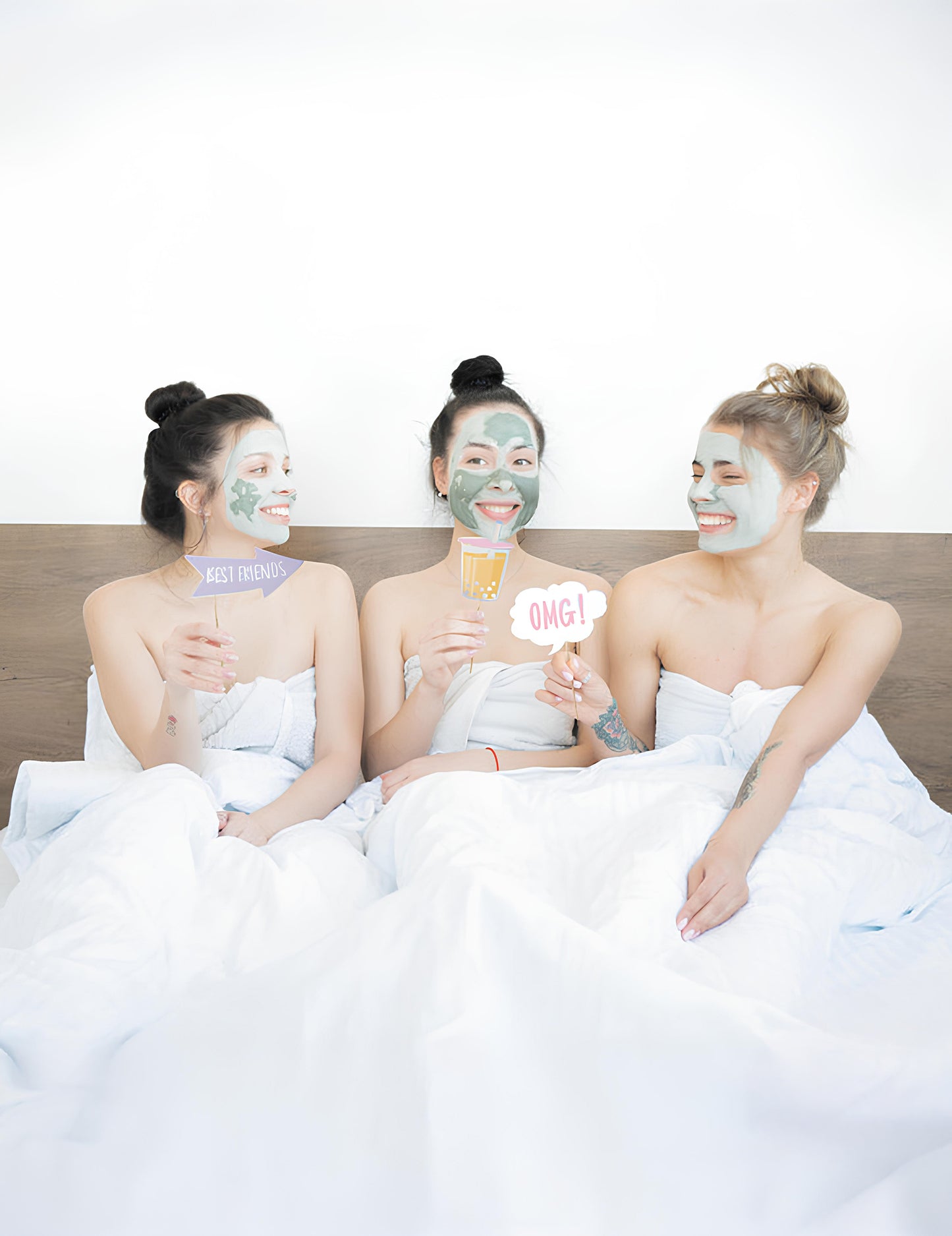 8 kartónových doplnkov do fotobúdky na dievčenskú pyžamovú párty