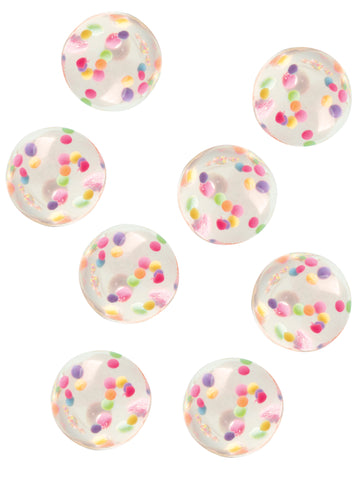 Balles rebondissantes piñata pour enfants avec confettis multicolores