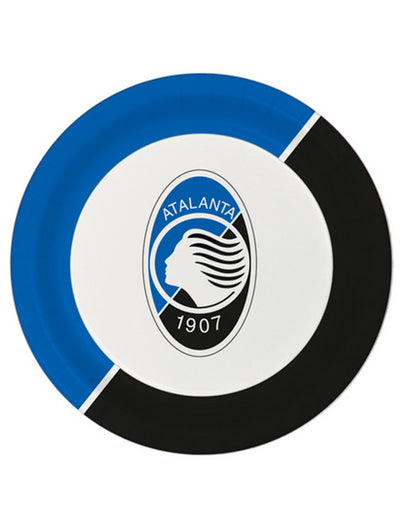8 modrobielych papierových tanierov Atalanta™ 23 cm na narodeniny