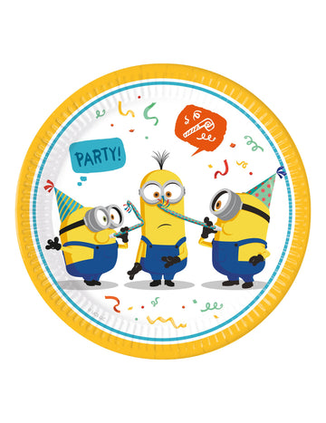 8 kartónových dosiek Minions 23 cm