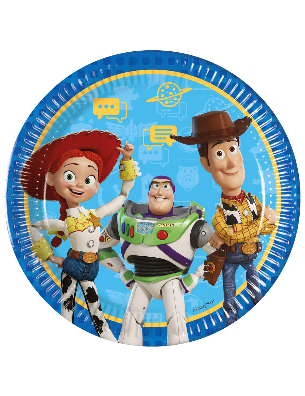 8 papierových tanierov Toy Story 5™ 23 cm