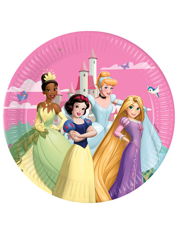 8 Disney Princess Plates 23 cm