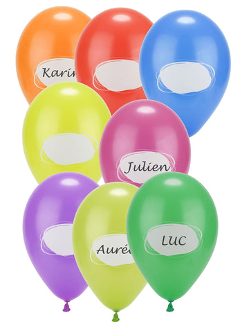 8 latexových balónov na prispôsobenie 30 cm